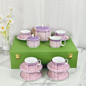 Light Luxury High-end <strong>Tea</strong> Pot Milk Pot Sugar Pot Coffee Cup <strong>Set</strong> Home Banquet Dinner <strong>Party</strong> <strong>Tea</strong> Cup Gift <strong>Tea</strong> <strong>Set</strong> - Product Image 6