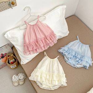 Barboteuse Princesse <span class=keywords><strong>en</strong></span> Dentelle pour Bébé Fille, Robe Salopette à Fleurs pour <span class=keywords><strong>Nouveau</strong></span>-<span class=keywords><strong>né</strong></span> - Product Image 2