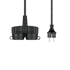 Cable de extensión europeo impermeable de 16A con 3 enchufes, cable de goma IP44 para exteriores, para electrodomésticos. - Product Image 5