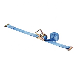 2 "4000LBS Polyester E-Track Ratchet Straps Tie Strap Spring E-Fittings Sangle De Roue Cliquet pour une fixation efficace des roues - Product Image 1