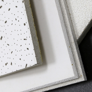 Tấm trần thạch cao âm thanh cách âm màu trắng hiện đại, hình vuông, cạnh gờ, chống cháy, thiết kế đục lỗ dành cho bệnh viện, khách sạn - Product Image 1