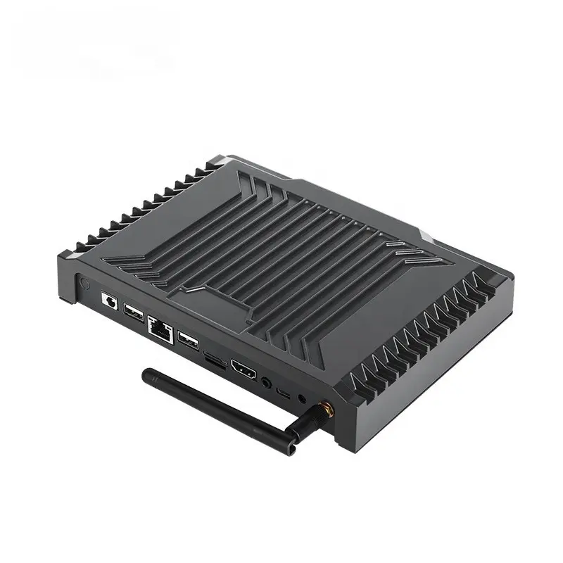 Mini PC nhà máy máy tính POS Máy chủ j4125 RS232 RS485 nhúng công nghiệp Mini PC