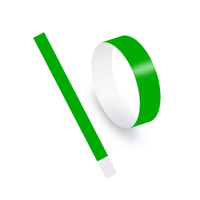Pulseras de papel impermeables personalizadas de un solo uso, ideales para eventos.