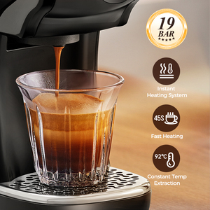 Cafetera Automática 3 en 1 de 200 BAR, Altura de Taza Ajustable, Máquina de Espresso Frío/Caliente, Compatible con Uso en Casa/Oficina/Hotel - Product Image 4