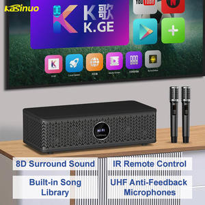 Système de karaoké domestique 2026 160W avec haut-parleur BT 5.4, son surround 8D, micro sans fil UHF, commande vocale, multilingue et <span class=keywords><strong>bibliothèque</strong></span> de chansons intégrée - Product Image 5