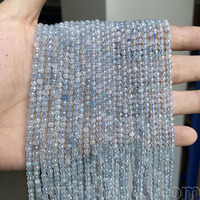 Perles de pierre facettées petites et bon marché en gros de 2 mm, 3 mm, 4 mm, brins de perles de pierres précieuses taillées pour la fabrication de bijoux DIY, 38 cm, 15 pouces