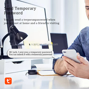 Serrure <span class=keywords><strong>de</strong></span> Porte Intelligente pour Porte d'Entrée Tuya <span class=keywords><strong>WiFi</strong></span> avec Reconnaissance Faciale 3D - Product Image 2