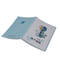 Brochures rectangulaires bon marché personnalisées en gros direct d'usine brochures de dépliant de haute qualité en papier couché offset