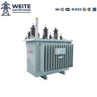 Transformateur de puissance immergé dans l'huile haute efficacité 11kV 630kVA 1000kVA 1250kVA 1600kVA 400V 50/60Hz pour usage industriel certifié CE