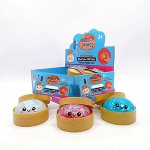 New Hot Dumpling Squishies Glitter Steamed Bun Baozi Mystery Box Stress Balls <b>Fidget</b> Sensory Toy Food Anti Tapestry Squeeze Ball - Product Image 3