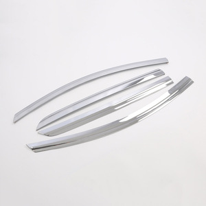 Pare-pluie WZXD, nouvelle arrivée, accessoires extérieurs pour voiture, ABS chromé de haute qualité, 2018 pour Wigo - Product Image 2