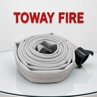 Working Pressure 13bar Forestry Fire Hose Water Supply Pipe Dia1.5" Length 50ft or 100ft Fire Hose Rubber Tube Water Pipe