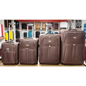 Bolsos <span class=keywords><strong>de</strong></span> viaje <span class=keywords><strong>de</strong></span> cuero personalizados para hombre y mujer, conjunto <span class=keywords><strong>de</strong></span> maletas suaves con ruedas <span class=keywords><strong>de</strong></span> 360 grados, alta calidad, Unisex - Product Image 3