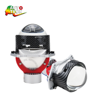 Phares de projecteur LED W50 de 3 pouces, faisceau haut/bas, 55W/70W, kit complet, alliage d'aluminium, mise à niveau de la voiture