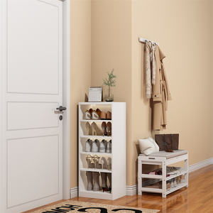 Freestanding Steel <strong>Shoe</strong> Cabinet <strong>Slim</strong> Metal Rack Narrow <strong>Shoe</strong> Organizer Tall Gap Storage <strong>Cupboard</strong> for Home Use - Product Image 3