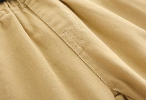 Importateur en gros de produits chinois en Inde, Delhi, shorts en coton pour garçons, style harem, kaki, en corduroy - Product Image 6