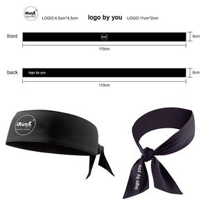 <span class=keywords><strong>IRun</strong></span> Running Unisex Gimnasio al aire libre Logotipo personalizado Deportes Compresión Yoga Sólido Liso Corbata Bandas para el sudor Head Wrap Hairband Diadema - Product Image 3