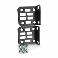 Support de montage en rack 1U en acier pour commutateur, paire de supports d'oreille de rack 19 pouces pour équipement réseau avec vis pour armoire de serveur