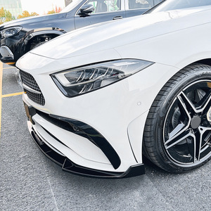Amp-Z Front Bumper Lip Splitter Carbon Fiber Texture Matte Finish For Mercedes-Benz CLS-Class C257 AMG Line 2022+ - Product Image 3