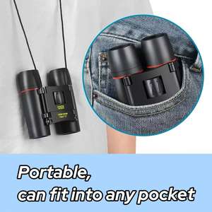 Binoculares Pequeños de Viaje para Niños 12*25, para Ver Partidos de Fútbol, <span class=keywords><strong>Teatro</strong></span>, Caza al Aire Libre - Product Image 5