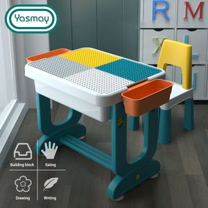 Bàn Đọc Sách Trò Chơi Trẻ Em Giá Rẻ Tùy Chỉnh Cho Trẻ Mẫu Giáo Bộ Đồ Nội Thất Bàn Ghế Cho Bé Với Khối Lắp Ghép Đồ Chơi - Product Image 3