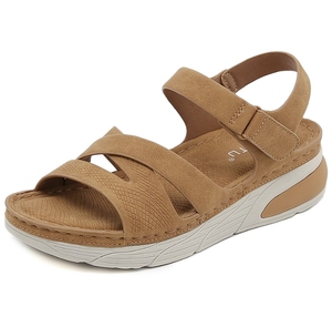 Sandali da spiaggia da donna UP-5506r 2025 <span class=keywords><strong>con</strong></span> cinturino alla caviglia <span class=keywords><strong>con</strong></span> sandali <span class=keywords><strong>con</strong></span> suola morbida <span class=keywords><strong>scarpe</strong></span> per l'estate - Product Image 2