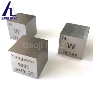 ความบริสุทธิ์สูง1กิโลกรัมราคาโลหะทังสเตน1.5นิ้ว38.1มิลลิเมตร Cube