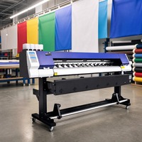 Imprimante jet d'encre éco-solvant CMYK 4 couleurs 1850 mm 1550 mm Machine d'impression numérique grand format Interface Ethernet Gigabit