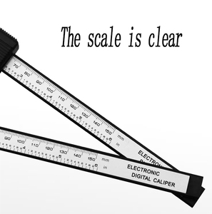 Digital Vernier Caliper LCD elektronik Altimeter mikrometer alat ukur penggaris plastik 0-150mm 0-100mm DIY OEM tersedia - Product Image 3