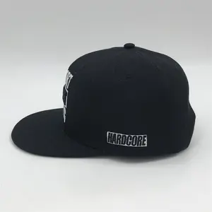 Bán buôn thời trang tùy chỉnh 3 D Puff thêu logo hip hop mũ, sang trọng Snap trở lại hat với biểu tượng tùy chỉnh deign