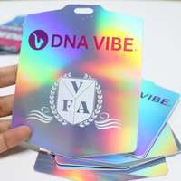 Keepfly – Nouveaux badges nominatifs holographiques VIP personnalisés en PVC à faible MOQ avec lanières pour événements