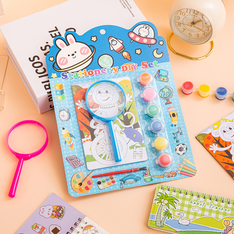 Magnifying glass painting kit-little monkey