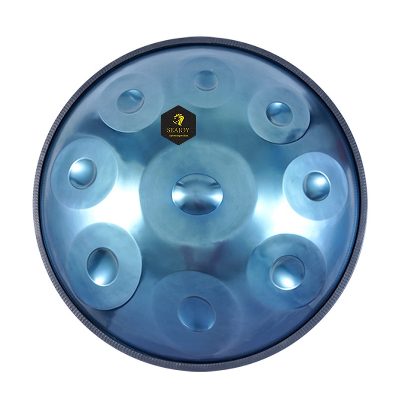 Оптовая продажа, ручной дисковый барабан, ударные инструменты, 22 дюйма, 9/10 дюйма, нитрированный стальной Тамбурин, ручной барабан, пустой барабан