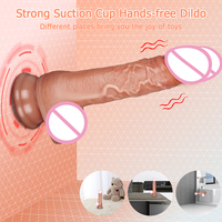 Realistische Dildo Vibrator Fernbedienung Teleskop beheizter Penis weiblich G-Punkt Vagina Anal Massage gerät Frauen Sexspielzeug Erwachsene Waren