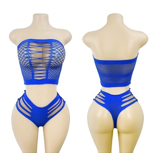 Trajes de baile de salón para mujer, tipo tanga de malla jacquard sin espalda, sexys, de red, de Spandex/Nylon - Product Image 2