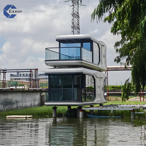 Casas Prefabricadas Modernas y Duraderas, Casa Cápsula Espacial, Casa Contenedor Desmontable con Cocina y Dormitorio, Bajo Costo para Pequeños Complejos Turísticos - Product Image 1