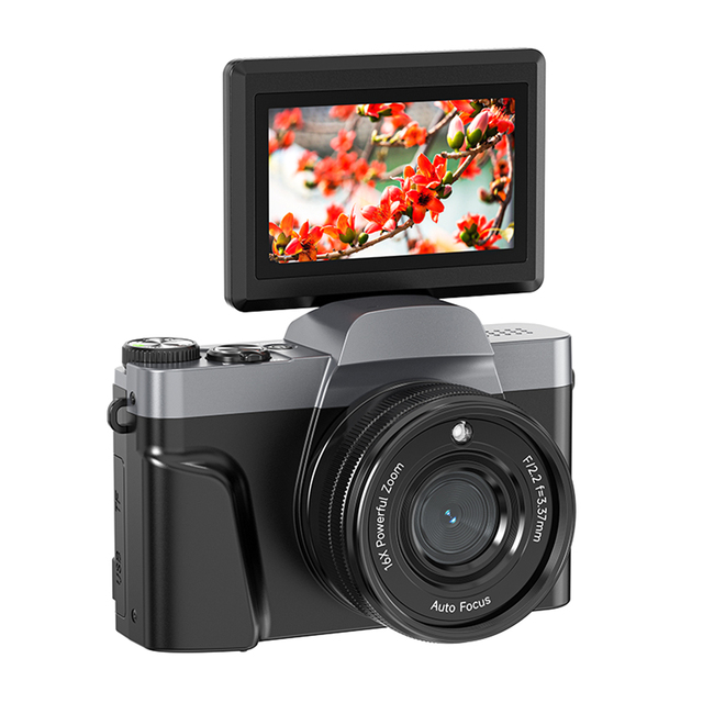 UP to 64MP 4K Digital Camera Flip Screen WIFI Compact Camera Vlogging 16x Zoom Mirrorless Camera with CE FCC Certifcattion
