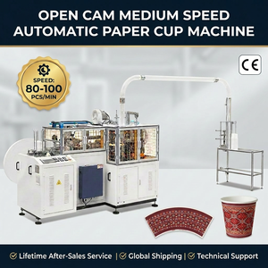(MB-C12) Máquina para Vasos de Papel <span class=keywords><strong>Jordan</strong></span> de Velocidad Media, la Más Vendida, 80-100 piezas/min - Product Image 1