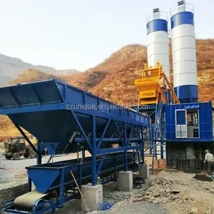25m3/h Hzs25 Ready Mixed Hopper Lift Concrete Batching Mixing Plant For Sale