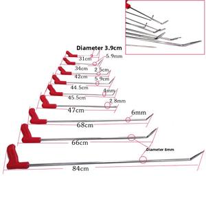 Pro Grade <span class=keywords><strong>gratuit</strong></span> tôle <span class=keywords><strong>crochet</strong></span> barre supérieure Dent Pit corps couche réparation accessoires 30 pièces voiture Dent réparation ensemble d'outils - Product Image 4