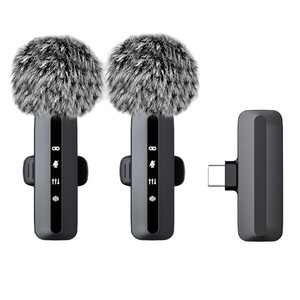 Lavalier <b>Microphone</b> USB-C <b>Bluetooth</b> <b>Wireless</b> Clip On For Mobile Live Streaming Short Video Recording Outdoor Use - Product Image 5