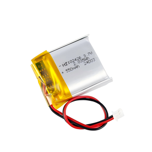 Fabricant de polymères au lithium spécialisé dans les batteries au lithium polymère personnalisées 102426 550mAh 3.7V Batterie rechargeable - Product Image 4