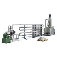 Lini Produksi Pelet Perekat Hot Melt dengan Sistem Pendingin Cincin Air dan Solusi Turnkey Pelletizing