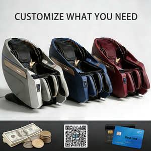 Kartenleser-App-Basierter Münzbetriebener Massagesessel-Verkaufsautomat 4D SL Ganzkörpermassage Bahnhof mit Körperzeitsteuerung - Product Image 1