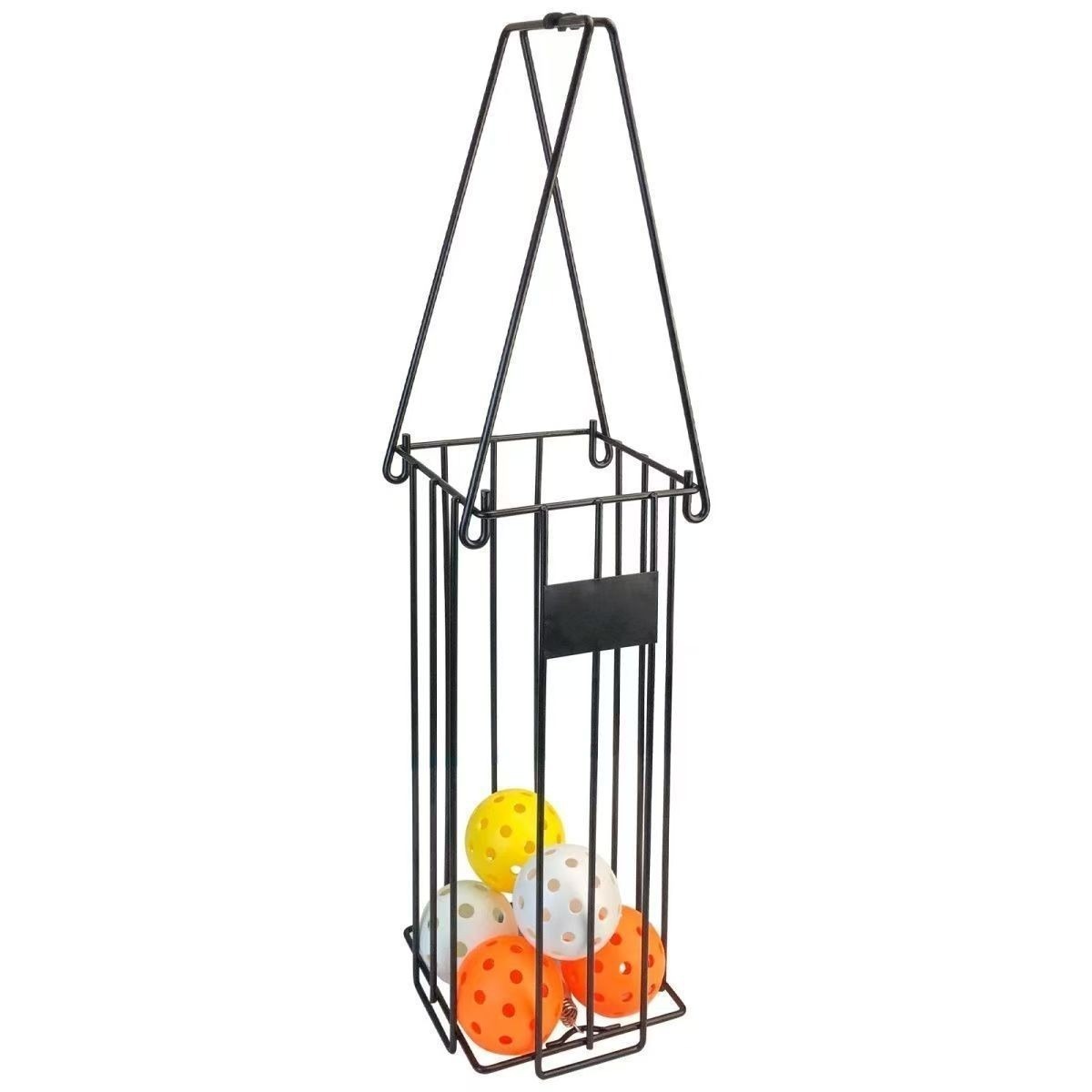 Pickleball Ball Picker Large Capacity Press-down Type Spring-loaded Ball Retriever for Club & Court Training No Bending