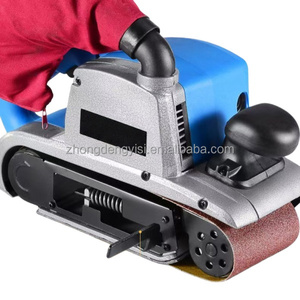 Ponceuse à bande électrique portable pour le polissage et le meulage, idéale pour l'atelier de meubles, le polissage du bois et l'élimination de la rouille métallique - Product Image 1