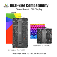 Grand écran polychrome d'intérieur P2 P3 P4 de fond d'étape d'affichage à LED de P3.91mm