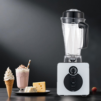 Presse-agrumes électrique pour fruits frais, usage commercial et domestique, de qualité supérieure, argenté, mixeur-blender pour smoothies