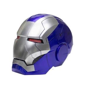 Máscara de <span class=keywords><strong>Iron</strong></span> <span class=keywords><strong>Man</strong></span> Mk5 1:1 para Cosplay, Electrónica, con Control por Voz, Luces LED, Transpirable, Ecológica, con Sensor Táctil, Modelo para Halloween - Product Image 5