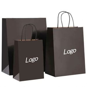 Bolsas de Papel Kraft Impresas Personalizadas, Reciclables, para Compras, Ropa, Regalos, Comida para Llevar, con su Propio Logotipo - Product Image 2
